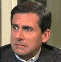 Disgusted Steve Carell animated GIF