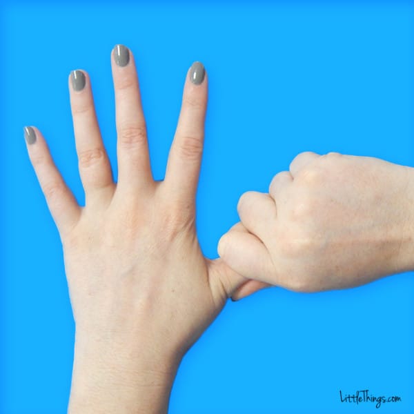 Finger reflexology exercises