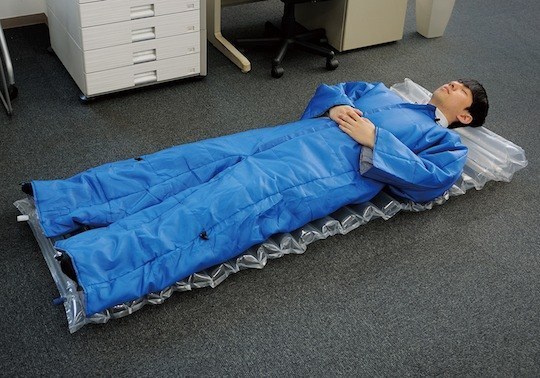 A wearable air mattress.