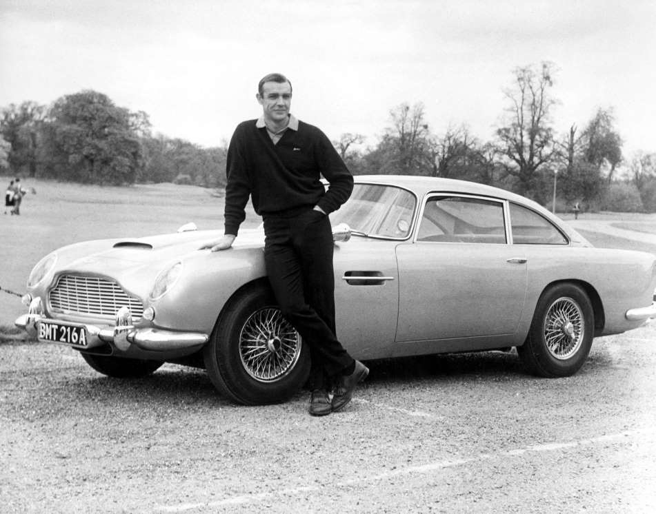 The 1964 "Goldfinger" was the first Bond film which showed 007 driving his famous Aston Martin.