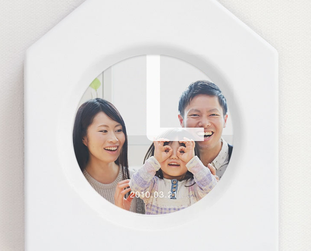 A clock that keeps your memories as well as the time.