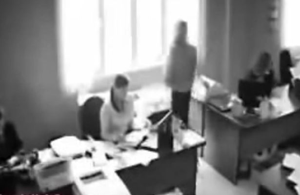 Office worker jumps out the window after being berated by her boss