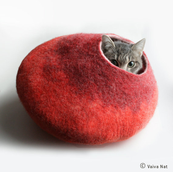 A cocoon for the aesthetically inclined design-y cat: