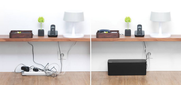 This cable box that will keep your messy cords out of sight: