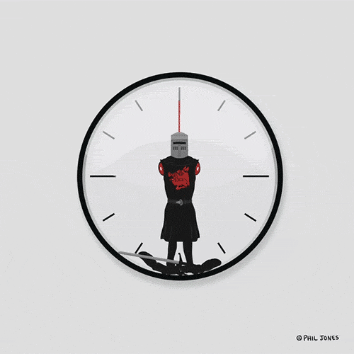 funny gif knight useless clock design13 Need these? No. Want these? Hell yes! (35 Photos)