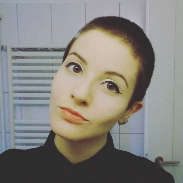"It's impossible to look feminine with a buzzcut."