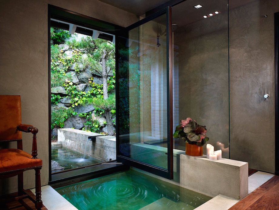 gorgeous japanese soaking tub with glass enclosure and spa and glass window for bathroom ideas spectacular japanese soaking tub for east aesthetics soaker tub japanese bathtub wooden Its open house season (30 HQ Photos)