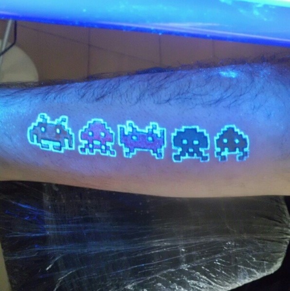 Space invaders. 