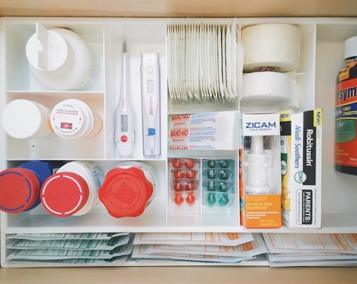 This medicine drawer. 