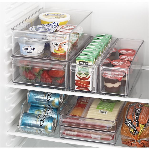 These modular fridge bins to help you find everything you're looking for ($10.95).