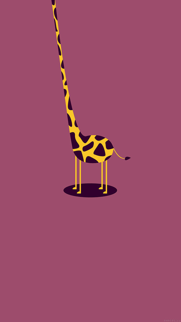 This too-tall giraffe: