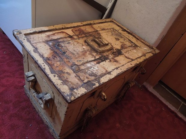 Anything kept in a rusty chest like this can't be good.