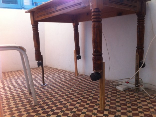 This landlord who created this shitshow when the tenants asked for a bigger table.