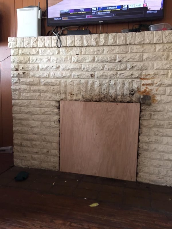 This flawless fireplace replacement.