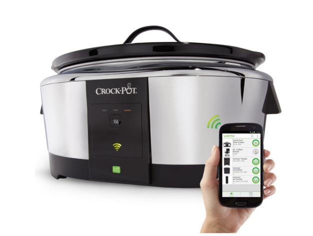 This Crock-Pot you can control from any location using your smartphone.