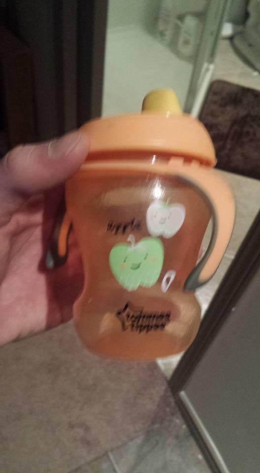 Apparently, all of the parents were using a particular type of cup made by Tommee Tippee, an international baby products manufacturer.