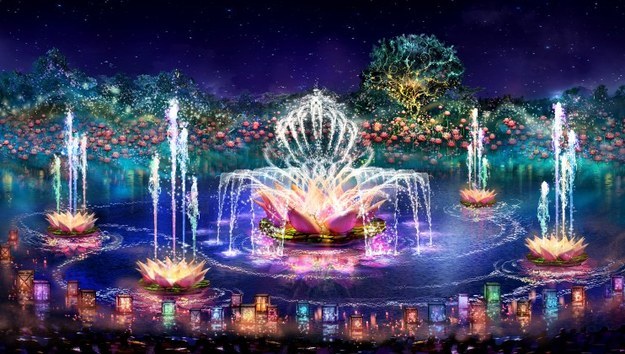And over at the Animal Kingdom, the park's hours will be extended into the night, and feature a brand-new show, Rivers of Light.