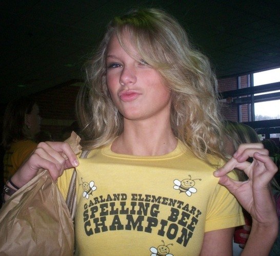This was apparently Taylor's first Myspace picture...