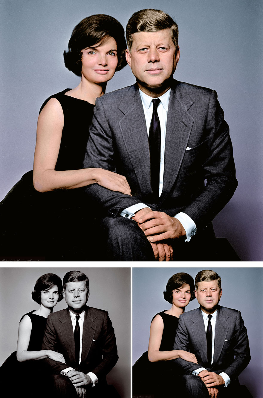 9. John And Jacqueline Kennedy