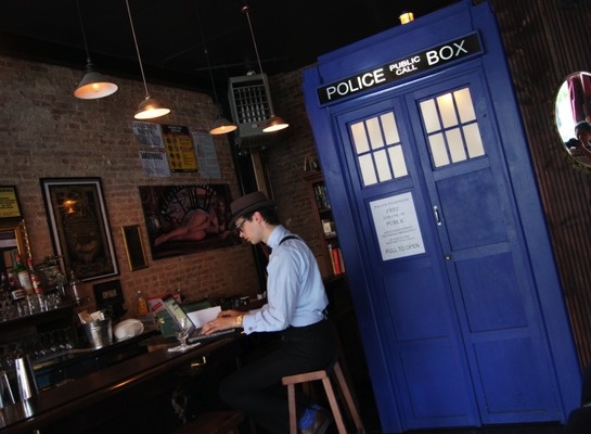 Doctor Who Fans will delight in The Way Station in Brooklyn, New York, where you'l find a life sized replica of the TARDIS (which in true whovian fashion features a larger interior than you'd expect) and a themed cocktail menu.