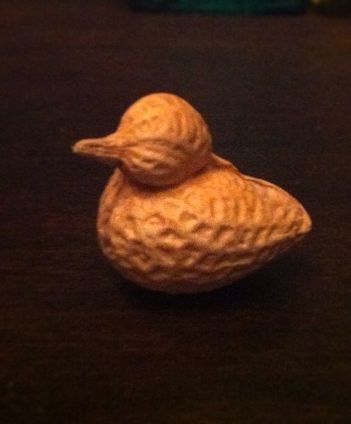 No big deal, just a peanut that looks like a bird.