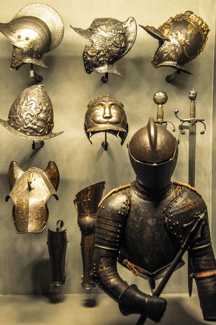 Italian and Milanese Armour at Poldi Pezzoli Museum, Milan Italy