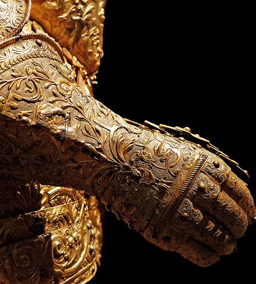 The Golden Gauntlet, Henri III of France’s armour (details), c.1550