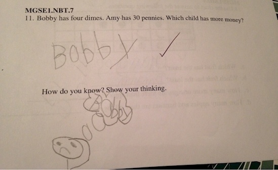Bobby is more of a left-brained kid.