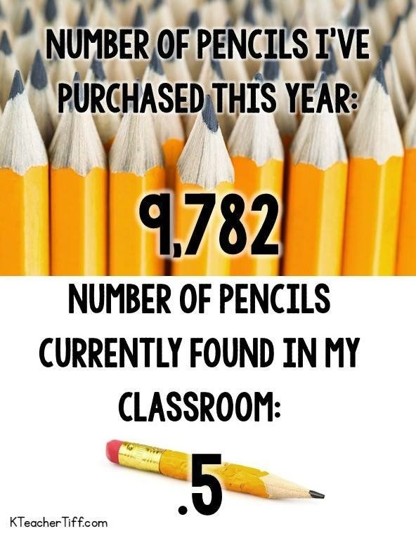 The mysterious case of the disappearing pencils: