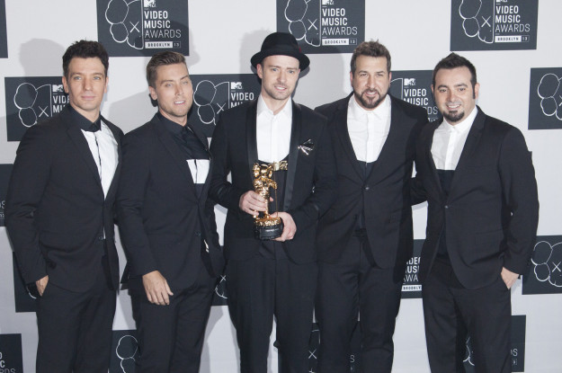 ...and in 2013, helping their old pal Justin Timberlake receive the MTV VMA Video Vanguard Award.