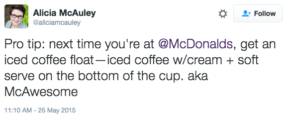 Or try a deluxe iced coffee.