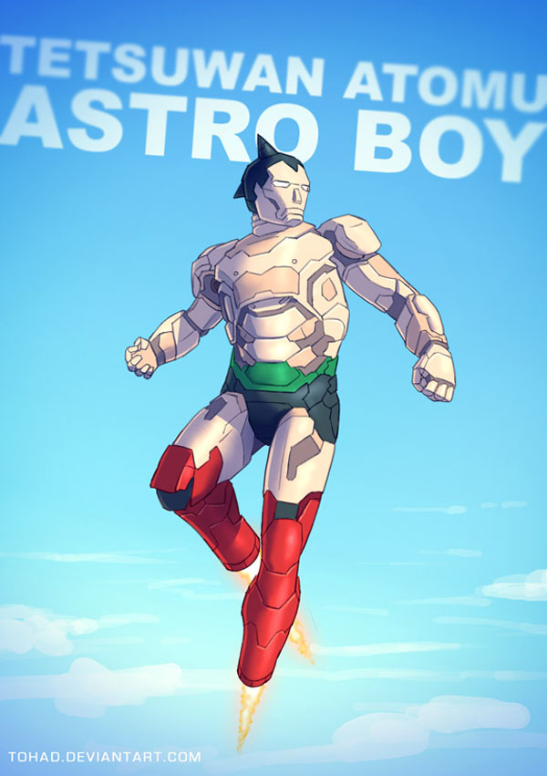 badass fanarts Astro Boy
