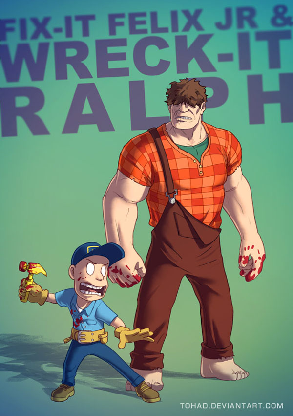 badass fanarts Wreck-it Ralph