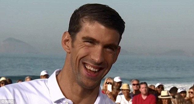 Floating away: Michael Phelps announced that he is officially retiring from competitive swimming on Monday (above)