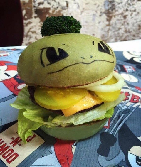 Each burger will be served with a "Pokéburg" card, which lists exactly what's between the buns.