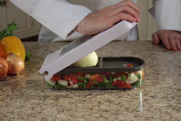 The Vidalia Chop Wizard, to easily dice up your fruits, veggies and even meats.