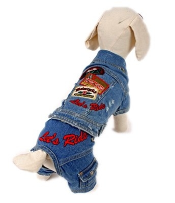 Biker Dude Dog Costume, $55
