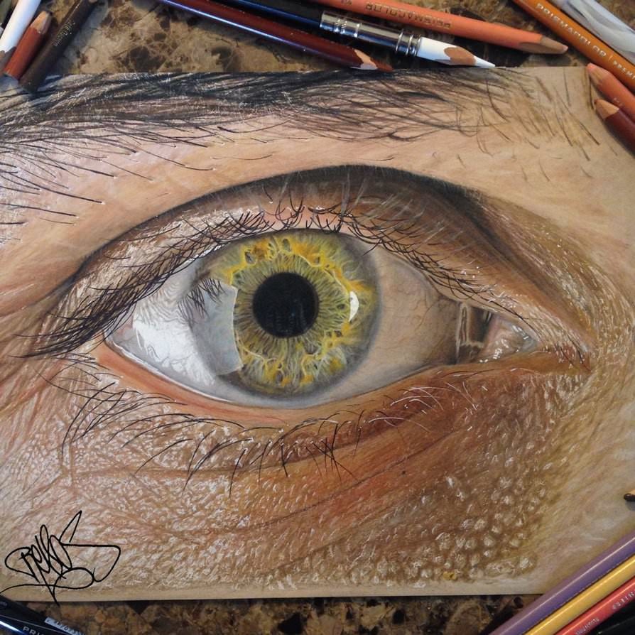 Redosking - Colored pencils
