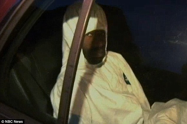 His defense team has claimed he was mentally ill at the time of the killing and say he did not know right from wrong. McClean is pictured in the back of his squad car following his arrest in February 2013