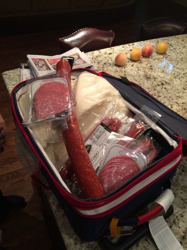 This grandma who packed meats and cheese in her carry-on: