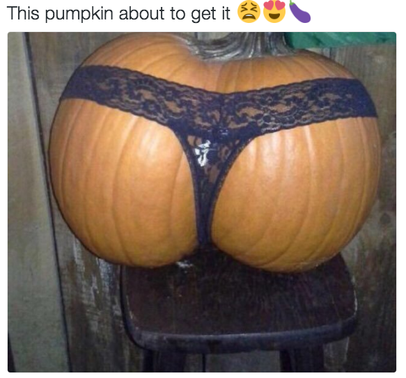 This sexy pumpkin: