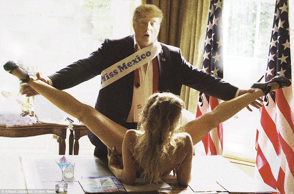 13張「川普當選後」網友預測出的「超狂荒淫白宮照」，#1「裸體總統」不能再更狂！