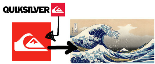 Well, that's exactly why the red company logo depicts a stylized rendition of the woodcut "The Great Wave off Kanagawa"?