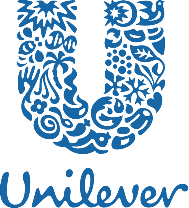 And finally, have you ever taken a close look at the Unilever logo? It's got a little bit of everything, and each little icon is meant to represent a different aspect of sustainable living.