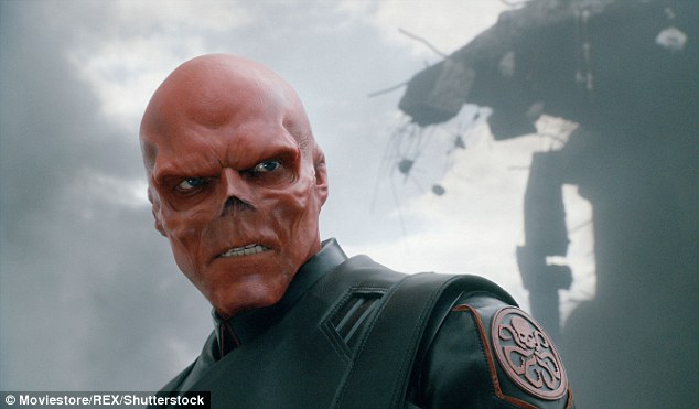 Red Skull first appeared in 1947 as the Nazi agent arch-enemy of Marvel hero Captain America and most recently appeared in the 2011 film Captain America: The First Avenger, played by Hugo Weaving