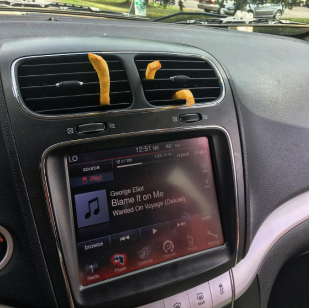 This mom who found a way to cool off french fries in her car.