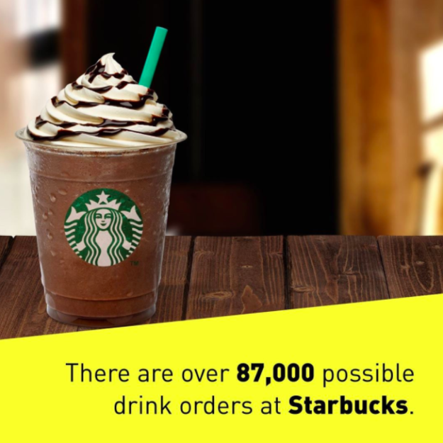 There are more Starbucks drinks than meets the eye.