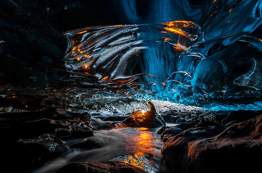 Ice Cave In Vatnajokull