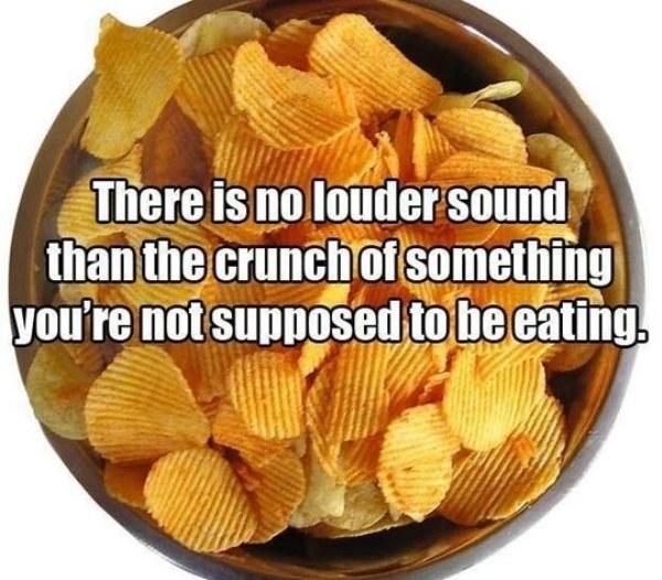There is nothing louder than forbidden chips: