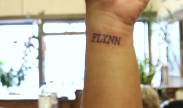 The whole experience was so enjoyable, that it inspired Jared (the cameraman) to get a tattoo of his daughter's name too!